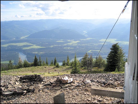 View from lookout, July 2012