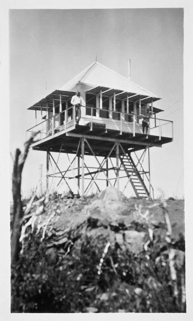 Mary and Arthur Stone On the Deck of Lookout - 1929